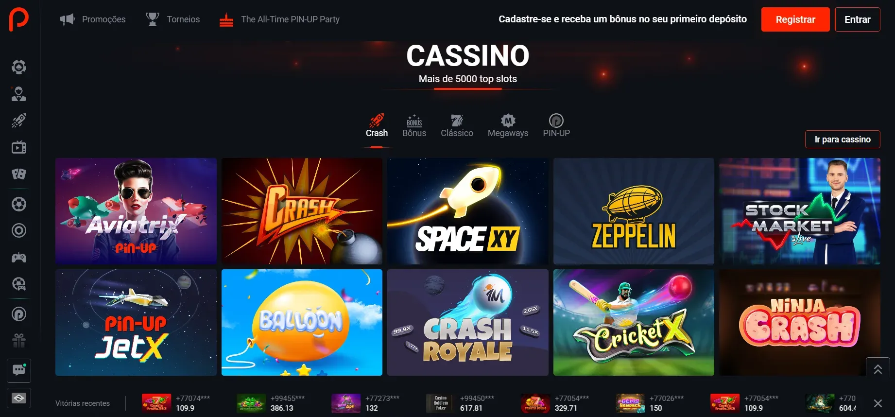 Pin Up jogos ao vivo Pin Up casino ao vivo